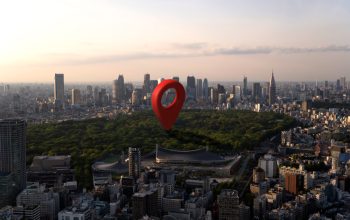 location-symbol-with-landscape-background